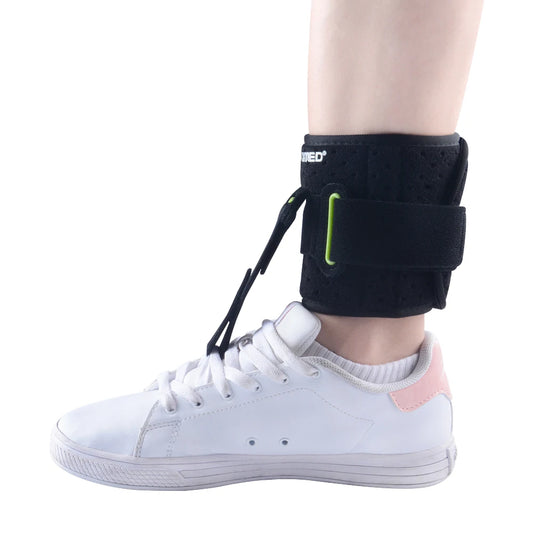 Adjustable Drop Foot Brace AFO AFOs Support Strap Elevator Poliomyelitis Hemiplegia Stroke Universal Size