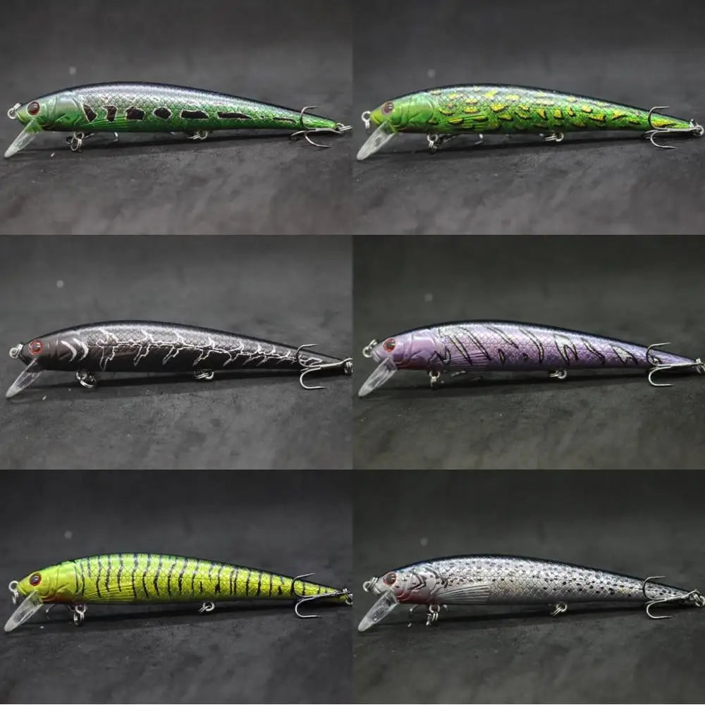 wLure Jerkbait Fishing Lure  12cm 18g Minnow Crankbait Hard Bait Carp Fishing Fresh Water Sea Fake Lure Fishing M509